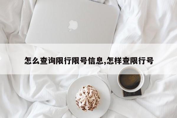 怎么查询限行限号信息,怎样查限行号